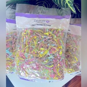 Multicolor Shreds, Easter grass pastel colored basket filler,Paper filler,5 bags